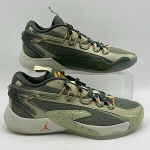 Mens Sz 13 Nike Jordan Luka 2 S Olive Aura Vivid Orange Basketball DX9013 308